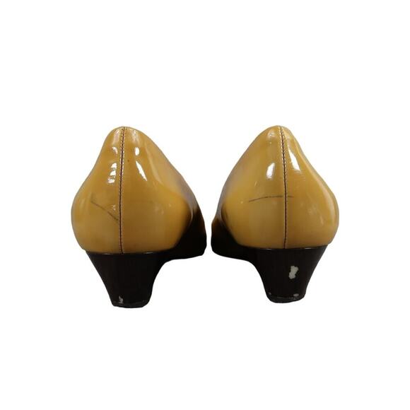 Giuseppe Zanotti Shoes Womens 35.5 Wedge Loafer Pump Patent Leather Slip On 5.5 - Picture 7 of 16